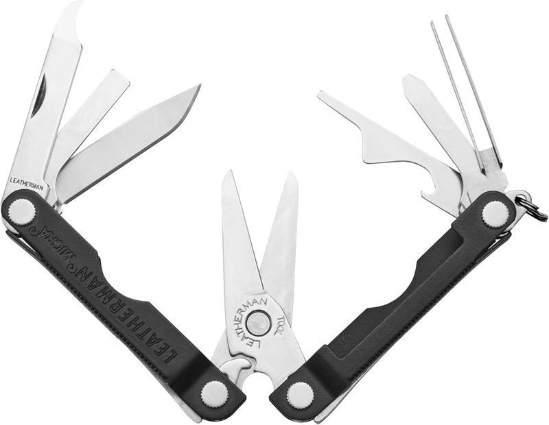 LEATHERMAN , Micra, Keychain Multi-tool with Grooming Tools, Mini Pocketknife for Everyday Carry (EDC), Hobbies & Outdoors, Built in the USA, Jet Black - Image 2